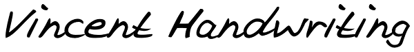 Vincent Handwriting