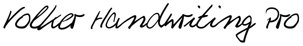 Volker Handwriting Pro