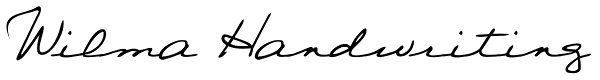 Wilma Handwriting