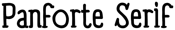 Panforte Serif