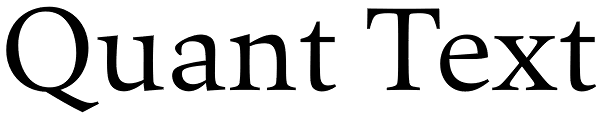 Quant Text