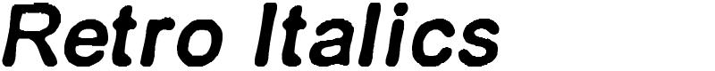 Retro Italics