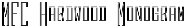 MFC Hardwood Monogram