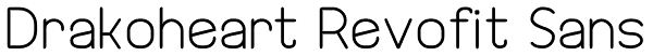 Drakoheart Revofit Sans
