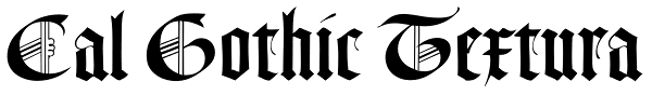Cal Gothic Textura