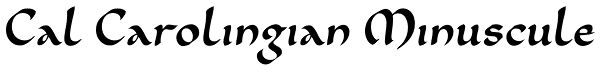 Cal Carolingian Minuscule