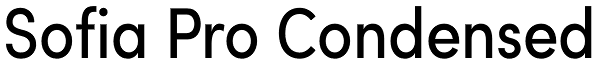 Sofia Pro Condensed
