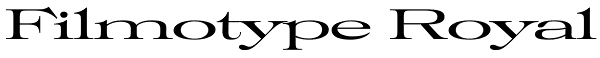 Filmotype Royal
