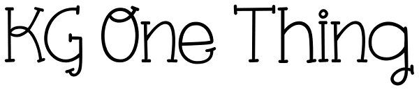 KG One Thing