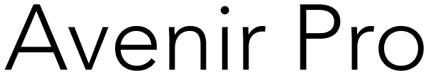 Avenir Pro