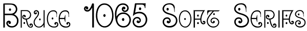 Bruce 1065 Soft Serifs