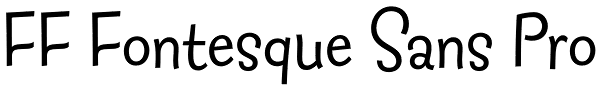 FF Fontesque Sans Pro