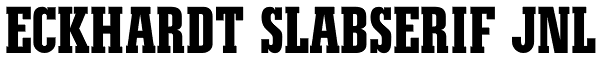 Eckhardt Slabserif JNL