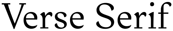 Verse Serif