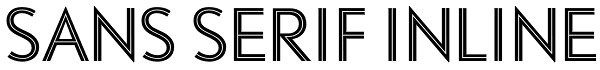 Sans Serif Inline