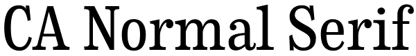 CA Normal Serif