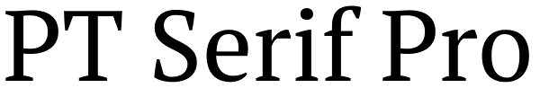 PT Serif Pro