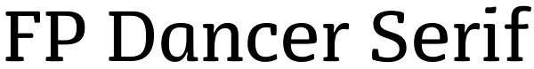 FP Dancer Serif