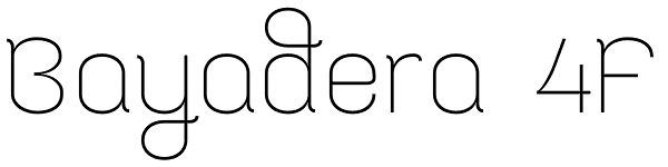 Bayadera 4F
