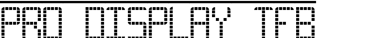 Pro Display TFB