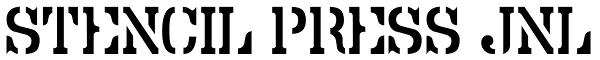 Stencil Press JNL