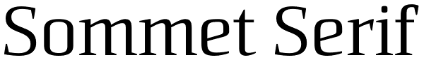 Sommet Serif