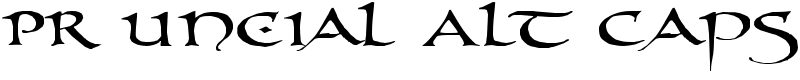 PR Uncial Alt Caps