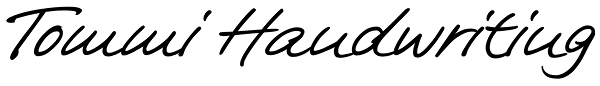 Tommi Handwriting