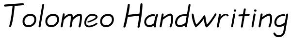 Tolomeo Handwriting