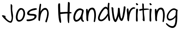 Josh Handwriting