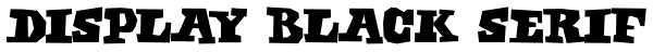 Display Black Serif