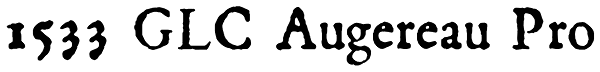 1533 GLC Augereau Pro