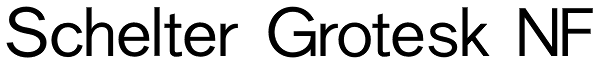 Schelter Grotesk NF