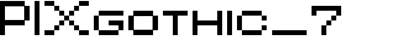 PIXgothic_7