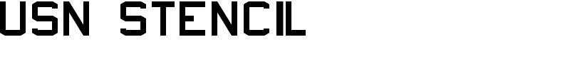 USN Stencil