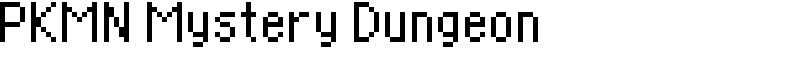 PKMN Mystery Dungeon