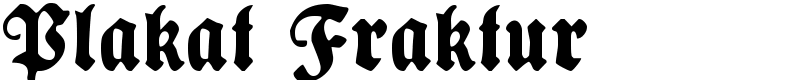 Plakat Fraktur