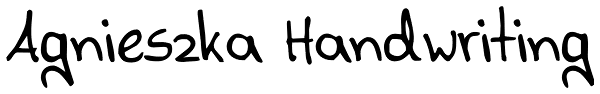 Agnieszka Handwriting