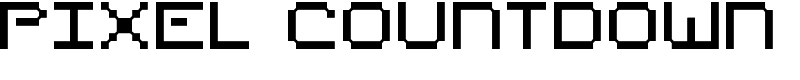 Pixel Countdown