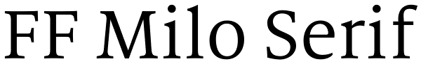 FF Milo Serif