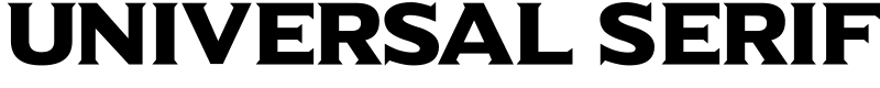 Universal Serif