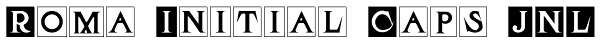 Roma Initial Caps JNL