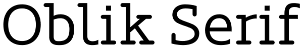 Oblik Serif