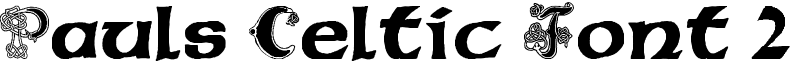 Pauls Celtic Font 2