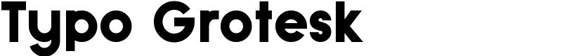 Typo Grotesk