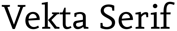 Vekta Serif