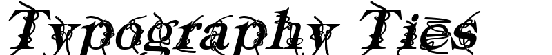 Typography Ties