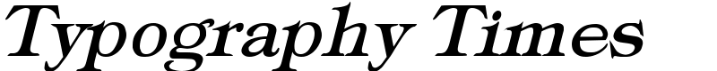 Typography Times