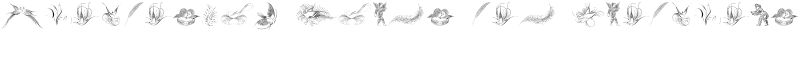Penmanship Birds and Ornaments