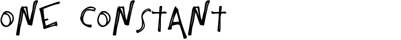 One Constant
